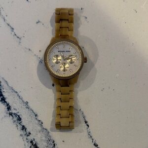 Michael Kors Beige Chronograph Women’s Watch